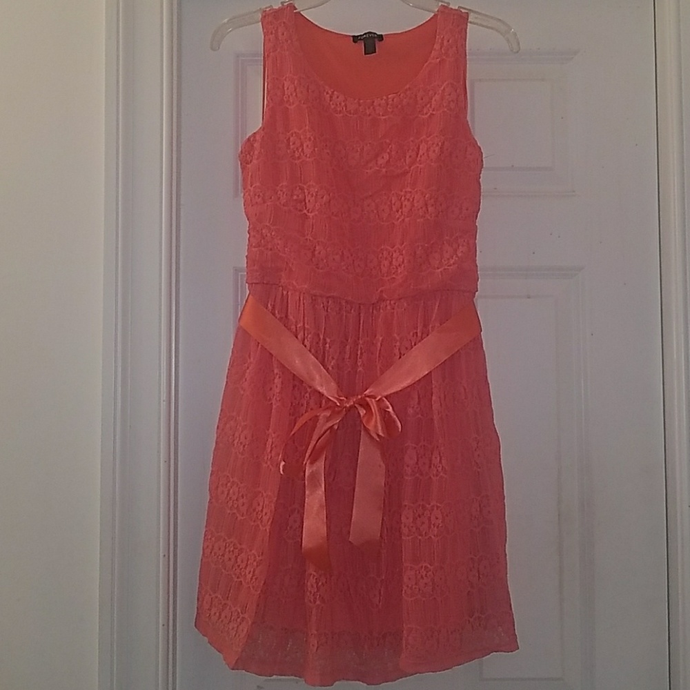 Peach Forever 21 Dress